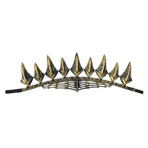 VILLFUL Gothic Krone für Damen und Herren Cosplay Kostüm Krone Dekorative Kopfbedeckung für Karneval und Partys Robuste und Langlebige Haarkrone für Halloween und Bühnenaufführungen VILLFUL Gothic Krone für Damen und Herren Cosplay Kostüm Krone Dekorative Kopfbedeckung für Karneval und Partys Robuste und Langlebige Haarkrone für Halloween und Bühnenaufführungen von VILLFUL