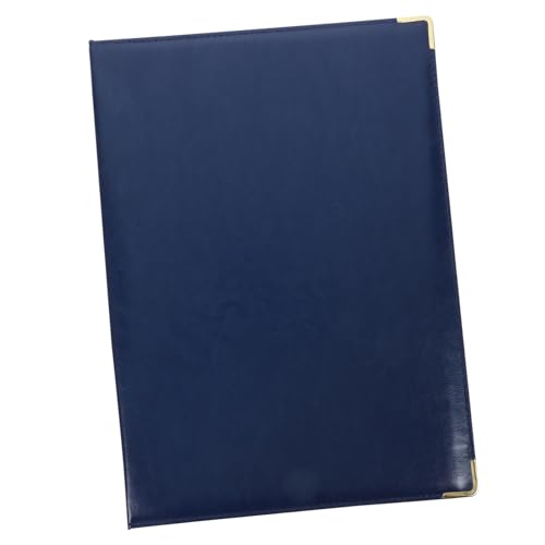 VILLFUL Großer Portfolio Organizer Dokumentenhalter Büroordner mit Metall Ecken Blau Multifunktionaler Tragbarer Aktenordner für Dokumentenspeicherung und Schreibunterlage Geeignet für VILLFUL Großer Portfolio Organizer Dokumentenhalter Büroordner mit Metall Ecken Blau Multifunktionaler Tragbarer Aktenordner für Dokumentenspeicherung und Schreibunterlage Geeignet für von VILLFUL
