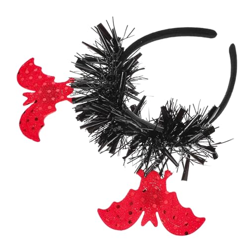 VILLFUL Halloween Stirnband, Halloween Kopfbedeckung, Stirnbänder Für Frauen, Haarschmuck Für Mädchen, Cosplay Stirnband, Mädchen Stirnbänder, Cosplay Fledermaus Kopfschmuck, Party VILLFUL Halloween Stirnband, Halloween Kopfbedeckung, Stirnbänder Für Frauen, Haarschmuck Für Mädchen, Cosplay Stirnband, Mädchen Stirnbänder, Cosplay Fledermaus Kopfschmuck, Party von VILLFUL