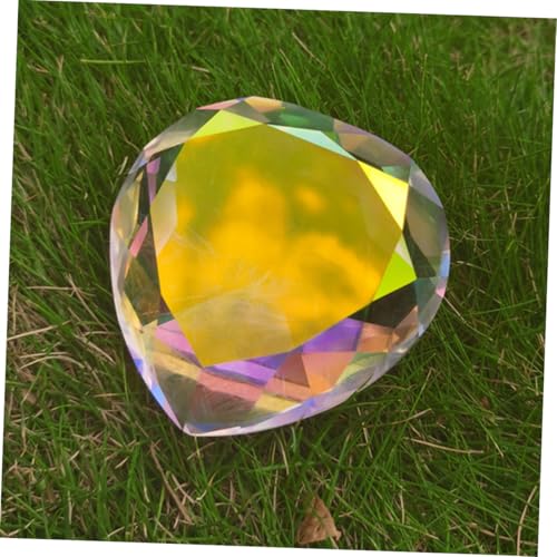 VILLFUL Herzförmige Simulation Edelstein Deko für Nagelstudio Fotorequisite Funkelnde Herz Dekoration für Schreibtisch Nagelkunst Display Langlebiges Geschenk für Hochzeit und Zuhause von VILLFUL