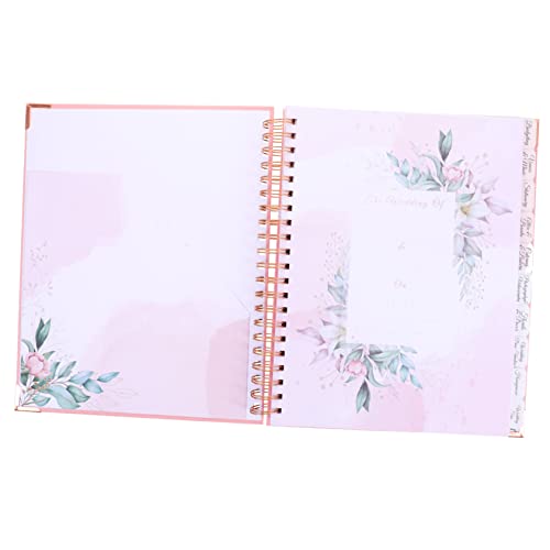 VILLFUL Dekorativer Hochzeitsplaner Hochzeits-countdown-kalender Elegantes Hochzeitsnotizbuch Hochzeitsgeschenk Zum Aufschreiben von VILLFUL
