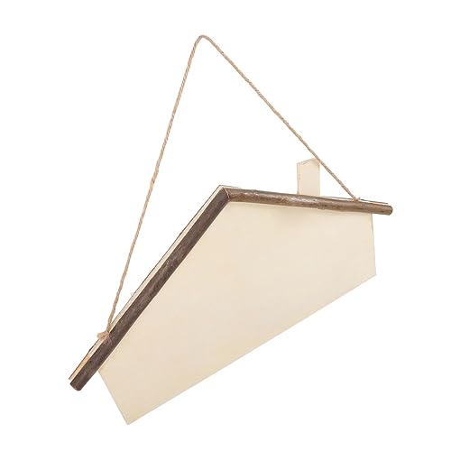 VILLFUL Hölzernes Hängeetikett, Holztafeln Zum Basteln, Holz Für Holzbrennprojekte, Unbehandelte Holztafel, Bastelholz, Leeres Holzschild, DIY Wandschild Zum Aufhängen, Holz Zum Basteln, von VILLFUL