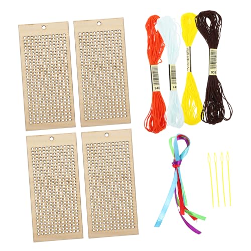 VILLFUL Holz Lesezeichen DIY Bastelset mit Vorgestanzten Löchern Strapazierfähige Leichte Kreuzstich Lesezeichen zum Aufhängen als und Buchdekoration VILLFUL Holz Lesezeichen DIY Bastelset mit Vorgestanzten Löchern Strapazierfähige Leichte Kreuzstich Lesezeichen zum Aufhängen als und Buchdekoration von VILLFUL