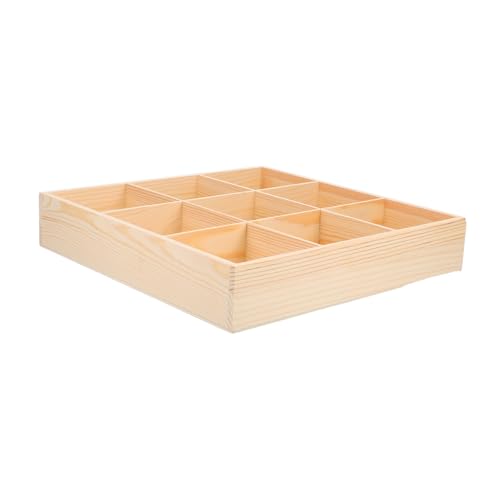 VILLFUL Holz Organizer für Unterwäsche und Socken Fächer Vielseitige Aufbewahrungslösung für Babybekleidung Schlüssel und Robust und für Ihre Kommode VILLFUL Holz Organizer für Unterwäsche und Socken Fächer Vielseitige Aufbewahrungslösung für Babybekleidung Schlüssel und Robust und für Ihre Kommode von VILLFUL
