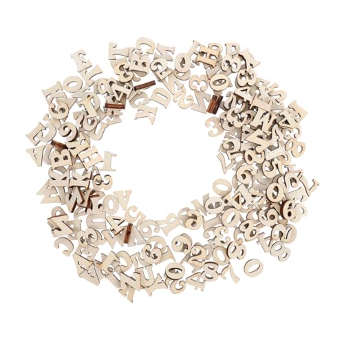 VILLFUL Holzbuchstaben und Zahlen Set Teilig aus Naturbelassenem Holz Glatte Buchstaben und Zahlen für DIY Bastelprojekte Frühes Lernen Dekoration und Spielerische Alphabet und VILLFUL Holzbuchstaben und Zahlen Set Teilig aus Naturbelassenem Holz Glatte Buchstaben und Zahlen für DIY Bastelprojekte Frühes Lernen Dekoration und Spielerische Alphabet und von VILLFUL