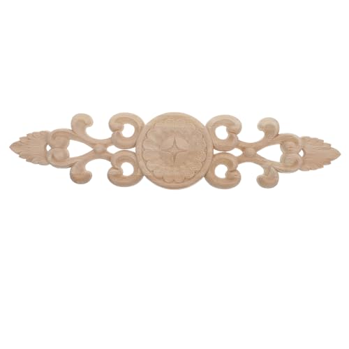 VILLFUL Holzornament Möbel Vintage Stil Holzschnitzerei Applikation Wohnzimmertisch Deko Leicht Bemalbar Langlebig und Elegant von VILLFUL