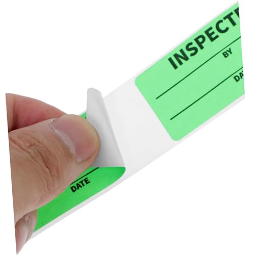 VILLFUL Inventory Labels Selbstklebend pro Rolle Ablösbar für Lager und Versandkontrolle Strapazierfähige Bestandsaufkleber zur Einfachen Inventarverwaltung von VILLFUL