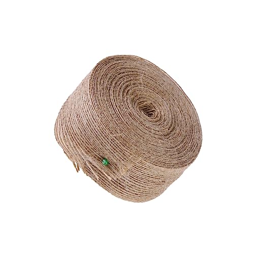 VILLFUL Juteband Breit Leicht Braunes Juteband Strapazierfähiges Webband für Dekoration DIY Basteln Geschenkverpackung Blumenvasen Vielseitiges Naturfasermaterial von VILLFUL