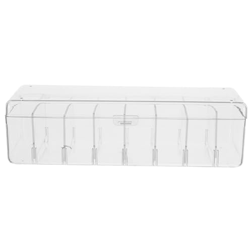 VILLFUL Kabel Organizer Box mit Verstellbaren Trennwänden Transparente Aufbewahrungslösung für Schreibtisch zur Kabelverwaltung und Aufbewahrung von Kleinteilen Langlebiges Design VILLFUL Kabel Organizer Box mit Verstellbaren Trennwänden Transparente Aufbewahrungslösung für Schreibtisch zur Kabelverwaltung und Aufbewahrung von Kleinteilen Langlebiges Design von VILLFUL