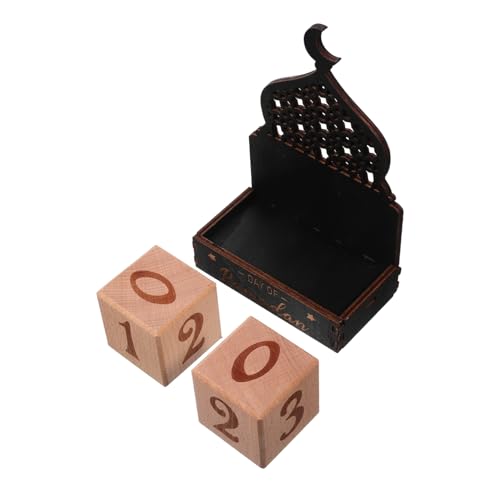 VILLFUL Kalender aus Holz Ramadan Mubarak Ramadan-Feier- Adventskalender für Ramadan Eid-Dekorationen aus Holz - und Mondverzierungen dekorative Statue Buchsbaum Schwarz VILLFUL Kalender aus Holz Ramadan Mubarak Ramadan-Feier- Adventskalender für Ramadan Eid-Dekorationen aus Holz - und Mondverzierungen dekorative Statue Buchsbaum Schwarz von VILLFUL