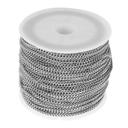 VILLFUL Ketten Zubehör für Schmuckherstellung Verstellbare Kette für Armbänder und Ohrringe Ungeschweißte Kettenglieder für Kreative Diy Projekte von VILLFUL