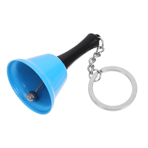VILLFUL Kleine Handglocke aus Metall mit Schlüsselanhänger für Restaurants und Dekoration und Hand Koordination Fördern Charmantes Design Blau Hochwertige VILLFUL Kleine Handglocke aus Metall mit Schlüsselanhänger für Restaurants und Dekoration und Hand Koordination Fördern Charmantes Design Blau Hochwertige von VILLFUL
