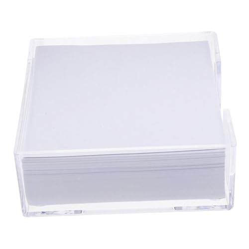 VILLFUL Kleine Weiße Notizzettel mit Transparentem Spenderbox Glatte Schreiboberfläche Praktische Ziehfunktion für Büro Zuhause Organisierte Notizen und Erinnerungen VILLFUL Kleine Weiße Notizzettel mit Transparentem Spenderbox Glatte Schreiboberfläche Praktische Ziehfunktion für Büro Zuhause Organisierte Notizen und Erinnerungen von VILLFUL