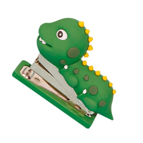 VILLFUL Kompakter Dinosaurier Heftgerät Mini Tacker Wiederverwendbar Tragbar Büro Schule Niedlich Cartoon Design Für Papier Heften Unterwegs VILLFUL Kompakter Dinosaurier Heftgerät Mini Tacker Wiederverwendbar Tragbar Büro Schule Niedlich Cartoon Design Für Papier Heften Unterwegs von VILLFUL