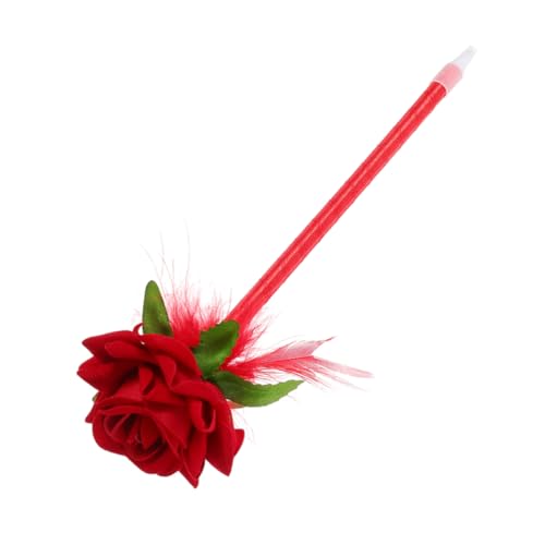 VILLFUL Kreativer Rosen Kugelschreiber Eleganter Blüten Stift mit Geltinte für Lehrer Büro und Dekoration Ergonomisch und Zuverlässig für Müheloses Schreiben von VILLFUL
