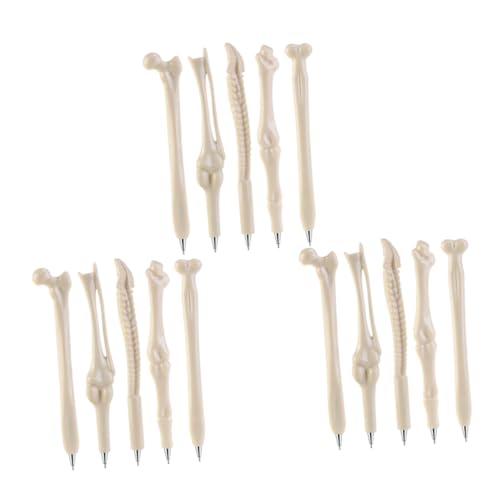VILLFUL Kugelschreiber In Knochenform Halloween Tier Verrückter Totenkopf Kugelschreiber Für Studenten Dekorative Knochenstifte Realistische Stifte In Knochenform Ausgefallene von VILLFUL