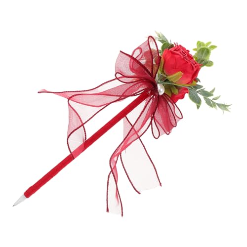 VILLFUL Dekorativer Schreibstift in Rosenform Kugelschreiber Mit Künstlichem Blumendesign Zarte Kugelschreiber Zum Signieren VILLFUL Dekorativer Schreibstift in Rosenform Kugelschreiber Mit Künstlichem Blumendesign Zarte Kugelschreiber Zum Signieren von VILLFUL