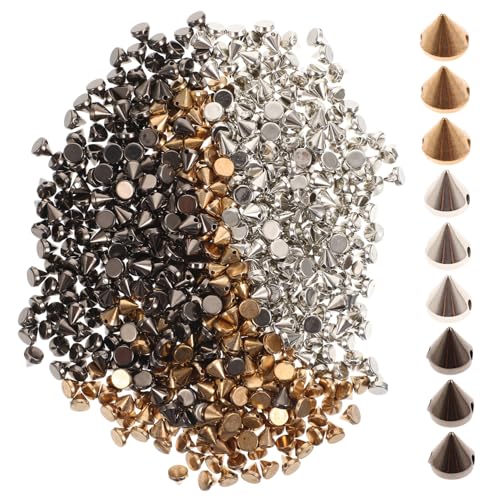 VILLFUL Kunststoff Elektroplattierte Punk Nieten Farben Mix Schwarz Silber Gold Handgenähte Ziernieten für Kleidung Schuhe Taschen DIY Accessoires Packung VILLFUL Kunststoff Elektroplattierte Punk Nieten Farben Mix Schwarz Silber Gold Handgenähte Ziernieten für Kleidung Schuhe Taschen DIY Accessoires Packung von VILLFUL