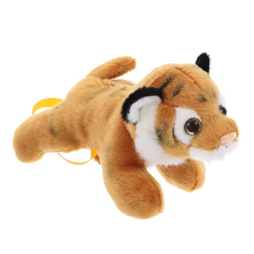 VILLFUL Kuscheltier Tiger Puppe Süße Cartoon Plüschfigur Leicht und Tragbar für Dschungelpartys oder Niedliches Stofftier für von VILLFUL