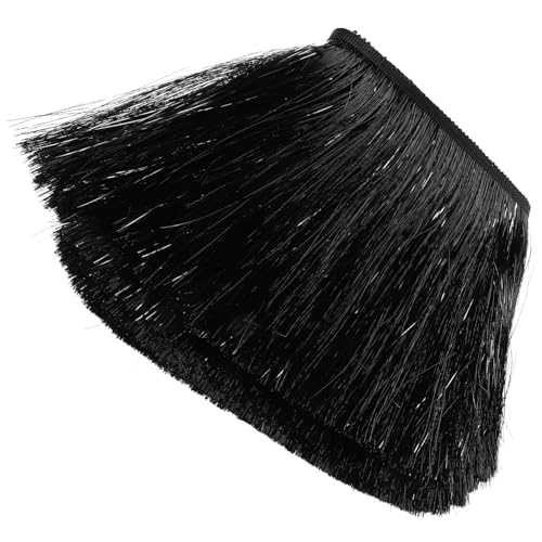 VILLFUL Lateinisches Tanzfransenkleid Schwarzes Pet Lametta Dekoratives Nähzubehör für Partys DIY Kleidung und Haarschmuck Hochwertige Langlebige Fransen für Kreative Projekte VILLFUL Lateinisches Tanzfransenkleid Schwarzes Pet Lametta Dekoratives Nähzubehör für Partys DIY Kleidung und Haarschmuck Hochwertige Langlebige Fransen für Kreative Projekte von VILLFUL