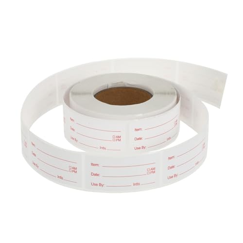 VILLFUL Lebensmittelechte Selbstklebende Food Storage Labels mit Beschreibbaren Datumsetiketten pro Ablösbar und Geeignet für Trockene Oberflächen Wie Glas Flaschen und VILLFUL Lebensmittelechte Selbstklebende Food Storage Labels mit Beschreibbaren Datumsetiketten pro Ablösbar und Geeignet für Trockene Oberflächen Wie Glas Flaschen und von VILLFUL