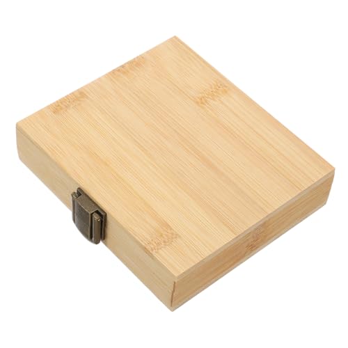 VILLFUL Leere Aquarellfarbenpalette Holz Tragbare Mischpalette mit Deckel Kompakte Aufbewahrungsbox für Wasserfarben für Künstler Studenten und Hobbyisten von VILLFUL