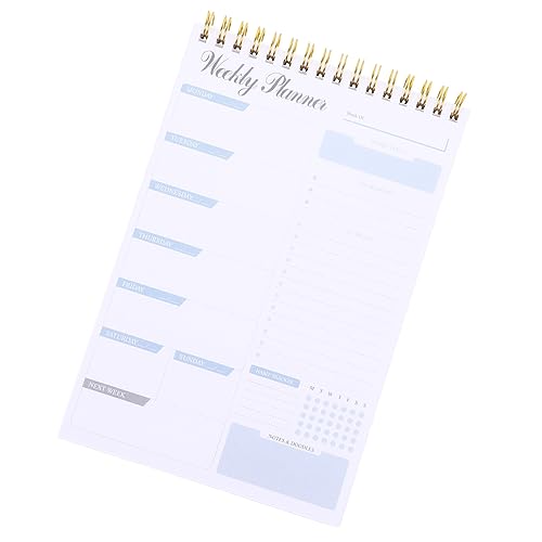 VILLFUL Loseblatt Spiralnotizbuch Tagesplanung Notizblock Für Notizen To Do Planer Einkaufsliste Abreißnotizen Aufgabenplaner Tinten Und Volt Notizblock Zeitplan Notizblöcke von VILLFUL