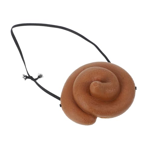 VILLFUL Lustige Realistische Poop Augenklappe Bequemes Party-cosplay Requisit Auffällige Halloween Maske für Karneval und Festival Einzelnes Augenpflaster mit Humorvollem Design von VILLFUL