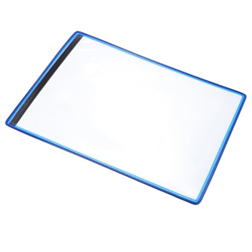VILLFUL Magnetischer Dokumentenhalter mit Transparenten Taschen und Magnetstreifen Wandhängende Ablage für Notizen Fotos und Dokumente Blau für Kühlschrank und VILLFUL Magnetischer Dokumentenhalter mit Transparenten Taschen und Magnetstreifen Wandhängende Ablage für Notizen Fotos und Dokumente Blau für Kühlschrank und von VILLFUL