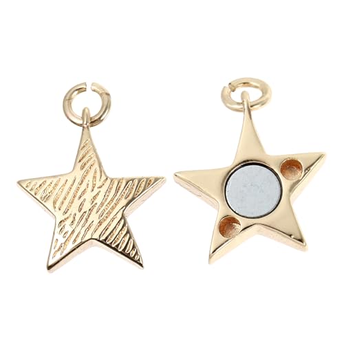 VILLFUL Magnetverschluss Schmuckverschluss Vergoldet Fünfzackiger Stern Magnetischer Verschluss DIY Armband Zubehör Installieren Langlebig für Schmuckherstellung VILLFUL Magnetverschluss Schmuckverschluss Vergoldet Fünfzackiger Stern Magnetischer Verschluss DIY Armband Zubehör Installieren Langlebig für Schmuckherstellung von VILLFUL
