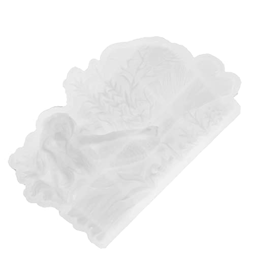 VILLFUL Mermaid Silikonform für Wanddekoration DIY Meerjungfrau Wandkunst Gießform Wiederverwendbare Epoxidharzform Handgemachte Bastelwerkzeuge Silikon für Kunsthandwerk und Kreative von VILLFUL
