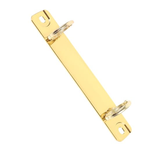 VILLFUL Metall Binder Mechanismus Loseblatt Ordner Ersatzring O förmiger Ringbuchverschluss Gold für Notizbuch DIY Zubehör VILLFUL Metall Binder Mechanismus Loseblatt Ordner Ersatzring O förmiger Ringbuchverschluss Gold für Notizbuch DIY Zubehör von VILLFUL