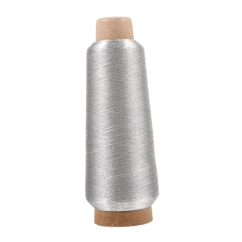 VILLFUL Metallic Stickgarn Yards Spule Hochwertiges Maschinenstickgarn mit Glänzender Farbe und Zähigkeit für Näharbeiten Stricken und Handwerken von VILLFUL