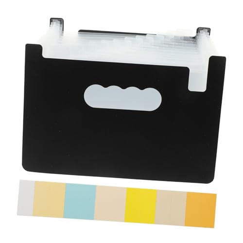 VILLFUL Mini Akkordeon Ordner mit Fächern Tragbarer Dokumentenmappe Organizer für Quittungen Gutscheine und Bürobedarf Kompakter Fächermappe für Ordentliche Aufbewahrung im Büro und VILLFUL Mini Akkordeon Ordner mit Fächern Tragbarer Dokumentenmappe Organizer für Quittungen Gutscheine und Bürobedarf Kompakter Fächermappe für Ordentliche Aufbewahrung im Büro und von VILLFUL