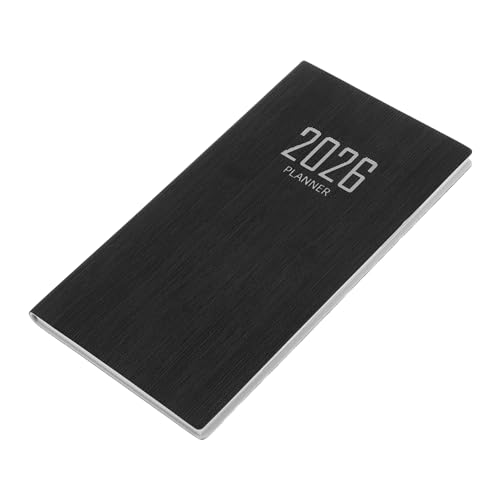 VILLFUL Mini -zeitplan Bürobedarf Notizbücher Notizblock Zu Machen Persönlicher Planer Wochenplaner Notizblock Planer Zubehör Journal Machen Notizbuch Für Die Arbeit Planen Schwarz Papier von VILLFUL