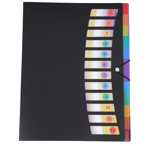VILLFUL Multi Layer Aktenordner mit Schnurverschluss Tragbarer Dokumenten Organizer für Büro und Studium für Lehrer Studenten und Fachleute von VILLFUL