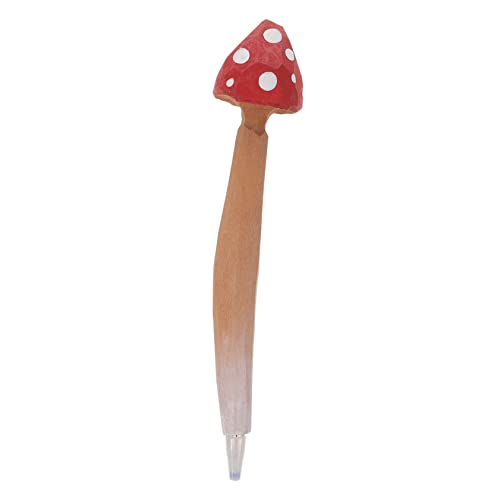 VILLFUL Mushroom Kugelschreiber Holzgravur Stift Kreative Schreibwaren für Schüler Ergonomisches Design für Büro und Schule von VILLFUL