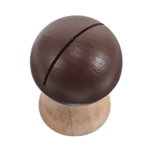 VILLFUL Mushroom Memo Halter aus Holz Niedlicher Notizen Clip für Schreibtisch Stilvolles Büro Zubehör für Home Office und Dekoration Praktischer Kartenhalter für Notizen und Fotos von VILLFUL