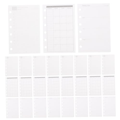 VILLFUL Nachfüllpapier Tages- Wochen- Monatsplaner Einlagen Ringbuch Kompatibel für Notizbuch Planer Nachfüllblätter Organizer VILLFUL Nachfüllpapier Tages- Wochen- Monatsplaner Einlagen Ringbuch Kompatibel für Notizbuch Planer Nachfüllblätter Organizer von VILLFUL
