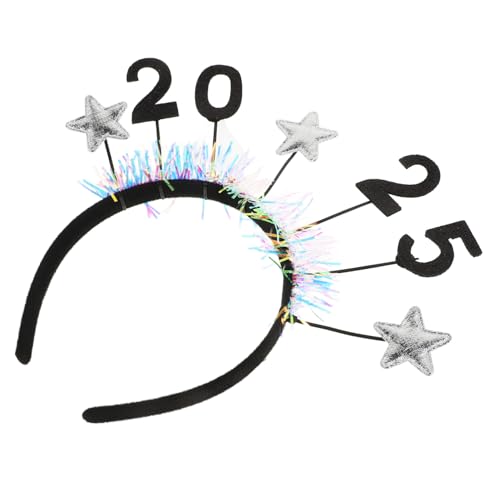 VILLFUL Neujahrs Haarreif mit Silbernem Glitzer und Sternen Lametta Festliches Kopfschmuck Accessoire für Weihnachten Geburtstagsfeiern und Hochzeiten Auffälliges Design für Besondere VILLFUL Neujahrs Haarreif mit Silbernem Glitzer und Sternen Lametta Festliches Kopfschmuck Accessoire für Weihnachten Geburtstagsfeiern und Hochzeiten Auffälliges Design für Besondere von VILLFUL