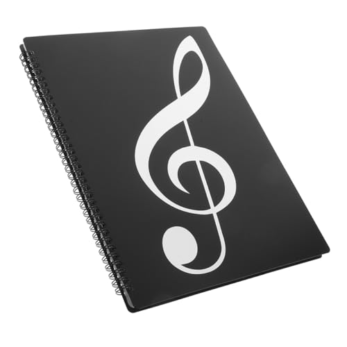 VILLFUL Notenmappe Klarsichthülle mit Multifunktionale Dokumentenorganisation für Büro Schule Stabil und Leicht für Musiknoten und Präsentationen von VILLFUL