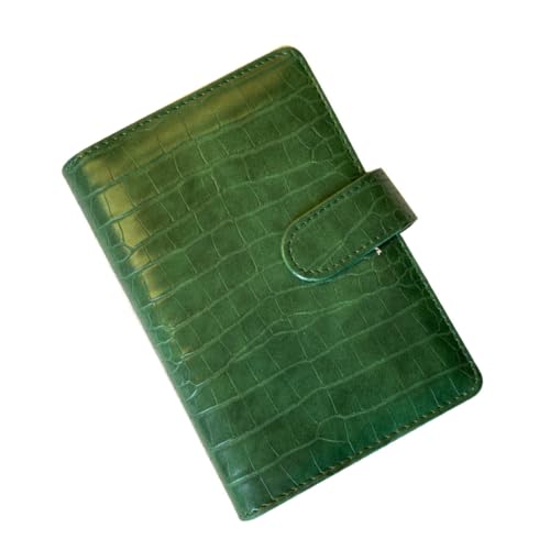 VILLFUL Notizbuch Binder mit Krokodilhautstruktur Lose Schutzhülle Robustes Rutschfestes Scrapbook Cover Praktischer Ringordner für Büro und Alltag Grüner Musterumschlag VILLFUL Notizbuch Binder mit Krokodilhautstruktur Lose Schutzhülle Robustes Rutschfestes Scrapbook Cover Praktischer Ringordner für Büro und Alltag Grüner Musterumschlag von VILLFUL