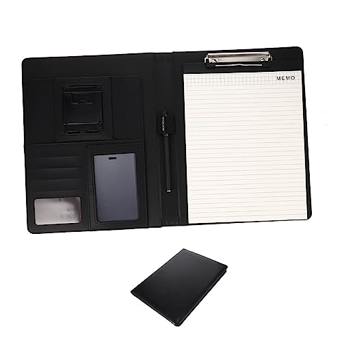 VILLFUL Ordner Mit Reißverschlusstasche, Lebenslauf Ordner, Dokumentenordner, Büro Organizer, Geschäftsordner, Briefpapier Ordner, Reißverschluss Portfolio, Business Pu Datendatei Ordner, von VILLFUL