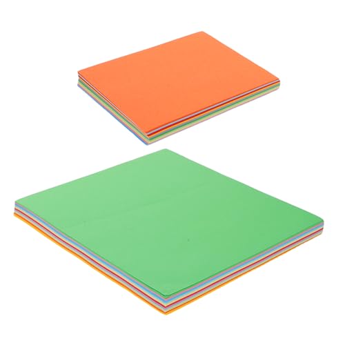 VILLFUL Origami Papier Bunte Quadratische Bastelpapiere für Intensiven Farben Leicht für DIY Kraniche Schulprojekte Festliche Dekoration und von VILLFUL