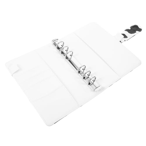 VILLFUL PU Leder Ring Binder Cover für Budgetplaner Langlebige Notebook Shell mit Magnetverschluss Wiederverwendbare Schutzhülle für Ringbuch Praktisch für Schule und Büro von VILLFUL