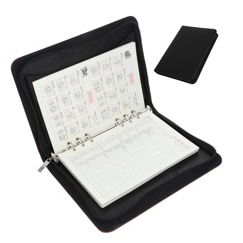 VILLFUL PU Leder Zipper Padfolio Organizer Ringbuch mit Reißverschluss Business Dokumentenmappe für Notizblock Scheckbuch Visitenkarten Sicherer Schutz und Großzügiges Fassungsvermögen VILLFUL PU Leder Zipper Padfolio Organizer Ringbuch mit Reißverschluss Business Dokumentenmappe für Notizblock Scheckbuch Visitenkarten Sicherer Schutz und Großzügiges Fassungsvermögen von VILLFUL