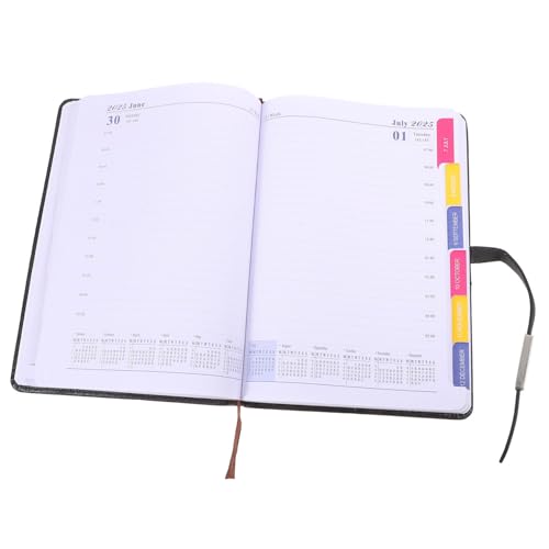 VILLFUL PU Schreibjournal Hardcover Notizbuch Jahresplaner mit Magnetverschluss Persönliches Tagebuch und Notizblock für Zuhause und Büro für von VILLFUL