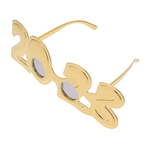 VILLFUL Party Eyeglasses Kreative und Lustige Brille für Silvesterfeiern Foto Requisiten für Partys und Feierlichkeiten Goldene Ausführung VILLFUL Party Eyeglasses Kreative und Lustige Brille für Silvesterfeiern Foto Requisiten für Partys und Feierlichkeiten Goldene Ausführung von VILLFUL