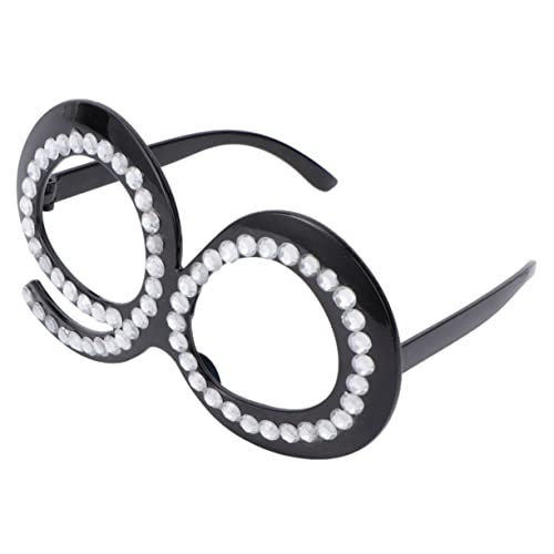 VILLFUL Partybrille Digital Brille Foto Requisite für Geburtstag Deko Pc Material Modisch Langlebig für Erwachsene von VILLFUL