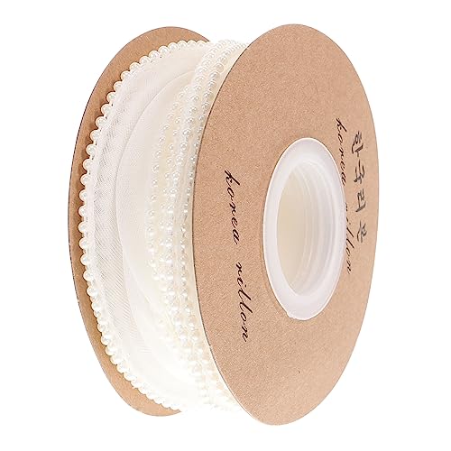 VILLFUL Perlenband Für Basteln Breites Paketband Geschenkband Perlen Verschleißfestes Dekoband Multifunktionales Diy-zubehör von VILLFUL